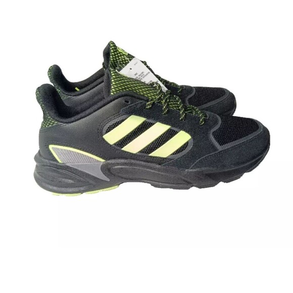 adidas 90s Valasion Shoes Men\'\'s Size 9 Sneakers Black Hi-Res Yellow EG5639 main image 8